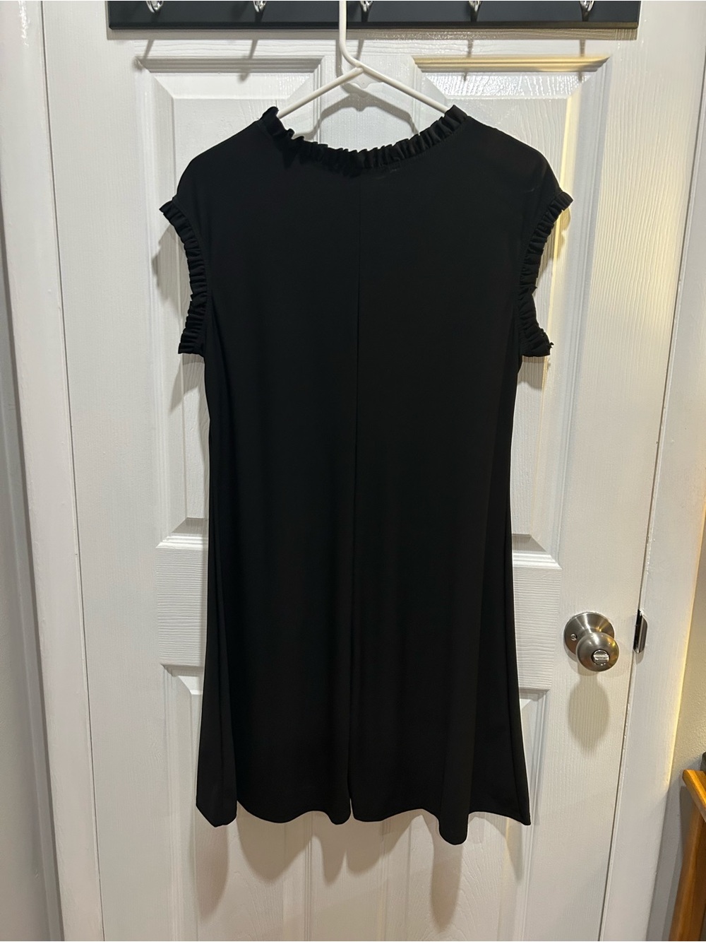 Women’s Black Ruffle-Trim dress